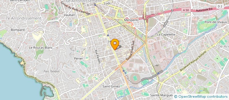 localisation de l'entreprise SWITCH OVER  MARSEILLE