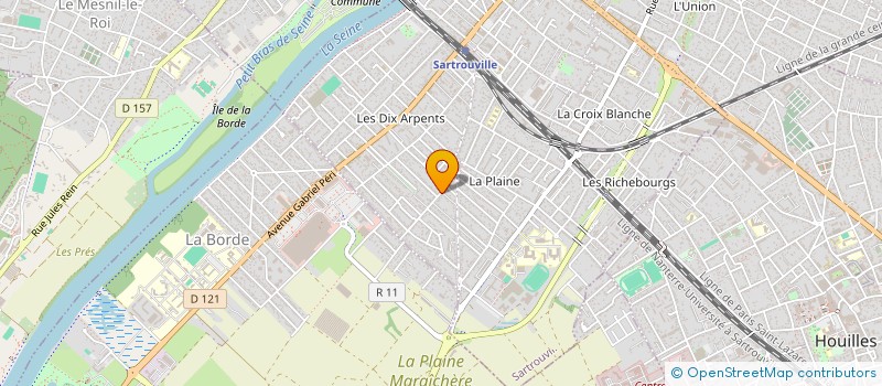 localisation de l'entreprise SWITCH TO REAL SOUND INGENIERIE à SARTROUVILLE