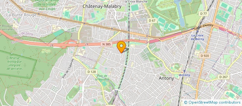 localisation de l'entreprise SWITGOW à ANTONY