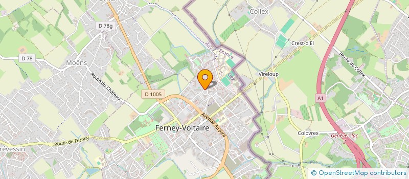 localisation de l'entreprise SWITHOME IMMOBILIER à FERNEY-VOLTAIRE