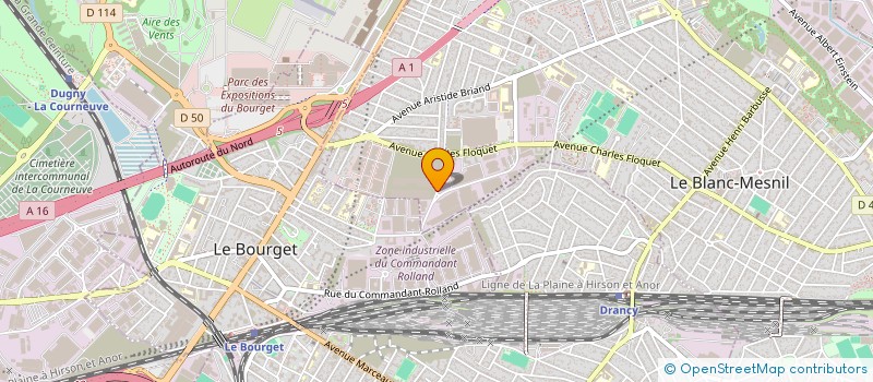 localisation de l'entreprise SWK à LE BLANC-MESNIL