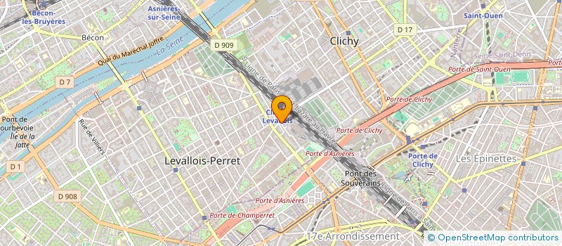 localisation de l'entreprise SWK EVENT  LEVALLOIS-PERRET