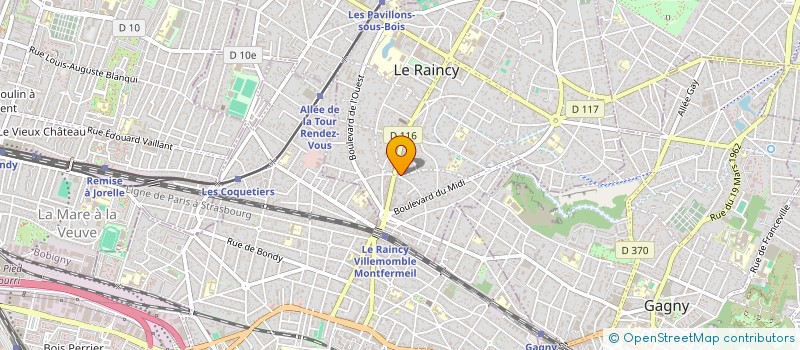 localisation de l'entreprise SWL à LE RAINCY
