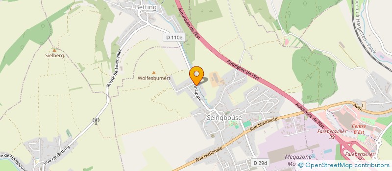 localisation de l'entreprise SWL  SEINGBOUSE