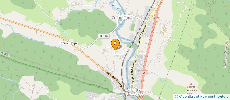 localisation de l'entreprise SWL AVENIR à CRAMPAGNA