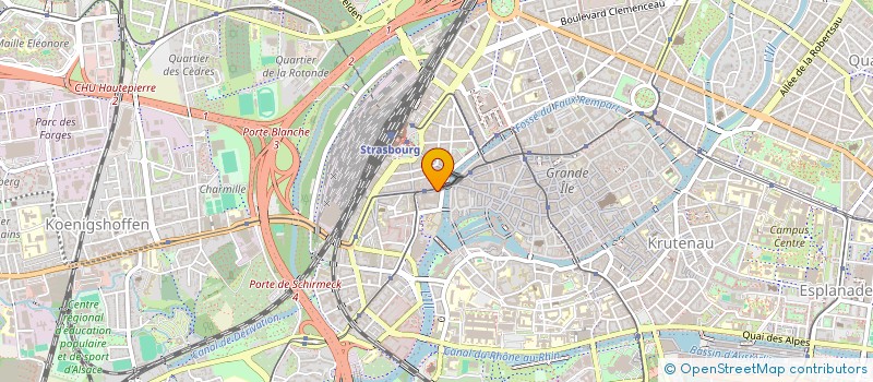 localisation de l'entreprise SWM à STRASBOURG