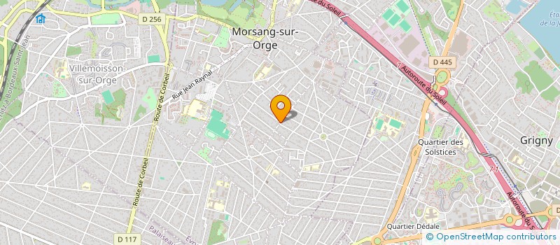 localisation de l'entreprise SWM à MORSANG-SUR-ORGE
