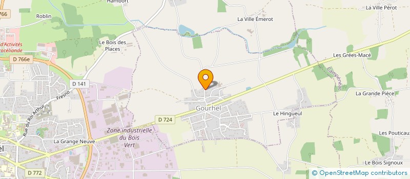 localisation de l'entreprise SWM PRUNIER  GOURHEL