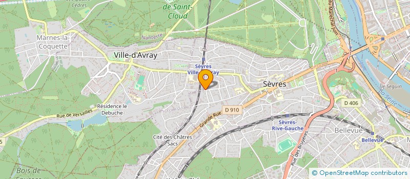localisation de l'entreprise SWN HOLDING à SEVRES