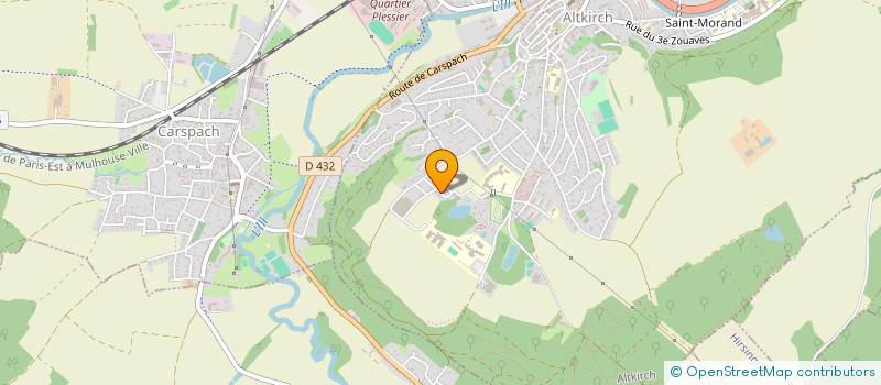 localisation de l'entreprise SWNJ II  ALTKIRCH