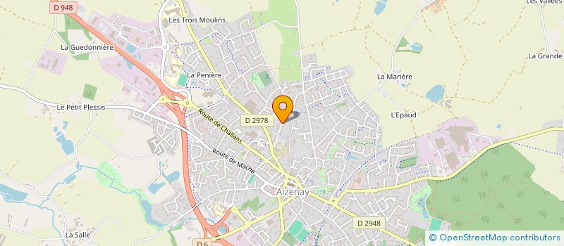 localisation de l'entreprise SWS  AIZENAY