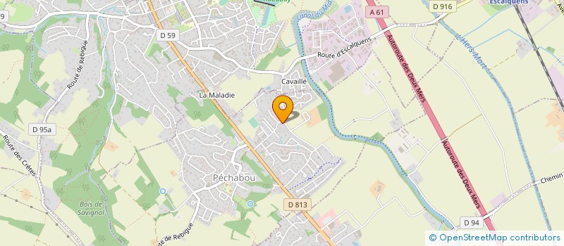 localisation de l'entreprise SWS  PECHABOU