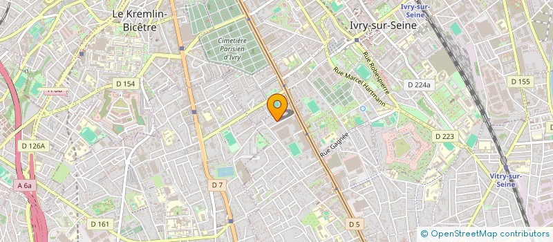 localisation de l'entreprise SWS  VITRY-SUR-SEINE