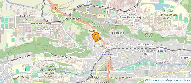 localisation de l'entreprise SWS EXPORT à ORSAY