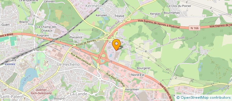 localisation de l'entreprise SWS IMMO à VANNES