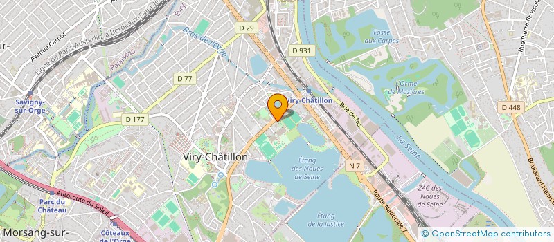 localisation de l'entreprise SWS TELECOM CONSULTING à VIRY-CHATILLON