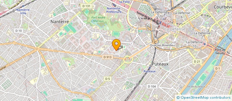 localisation de l'entreprise SWTV à NANTERRE