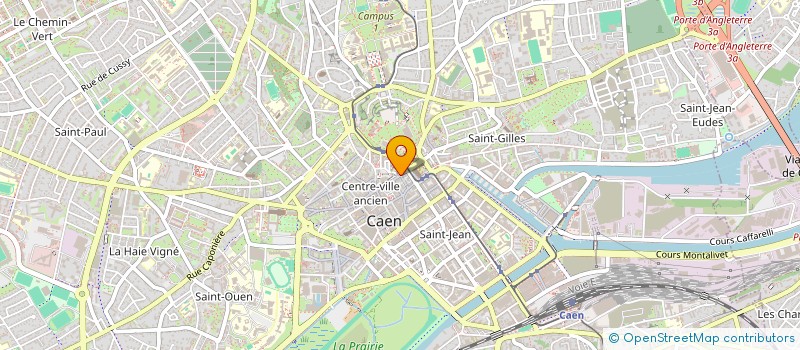 localisation de l'entreprise SWYNG'OPTIQUE à CAEN