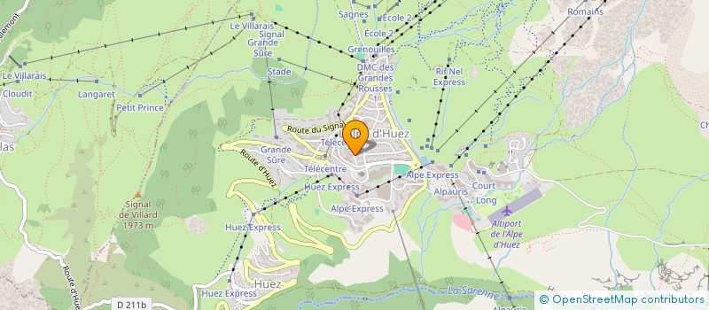 localisation de l'entreprise SWYSTEM  HUEZ