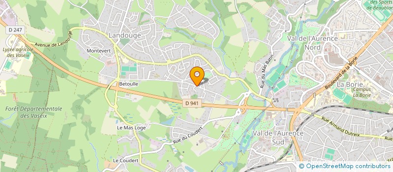 localisation de l'entreprise SX2 ASSAUT à LIMOGES