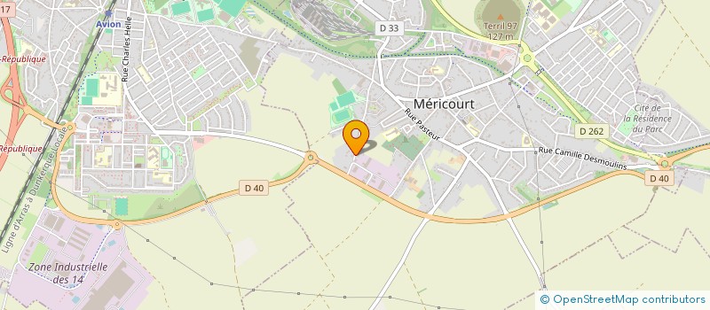 localisation de l'entreprise SX2M  MERICOURT