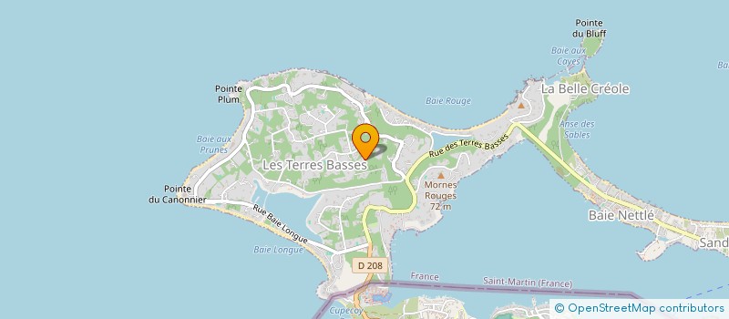 localisation de l'entreprise SXM à SAINT MARTIN