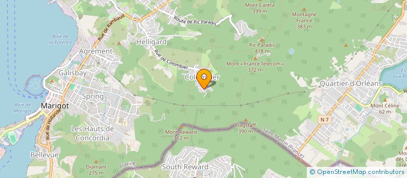 localisation de l'entreprise SXM AFFORDABLE CAR RENTAL AND VIP SERVICES  SAINT MARTIN