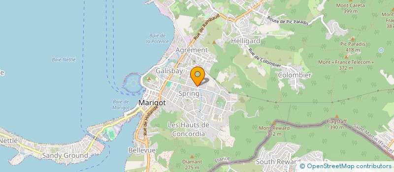 localisation de l'entreprise SXM BUSINESS MANAGEMENT  SAINT MARTIN