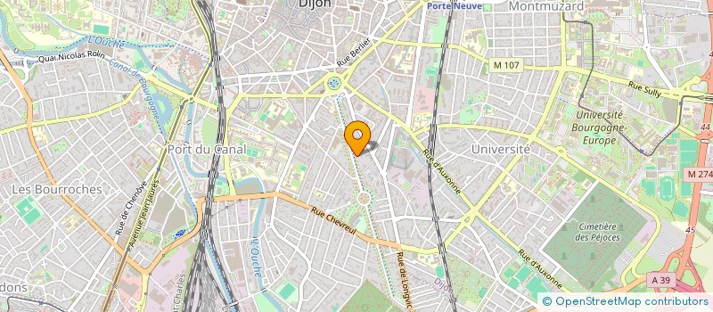 localisation de l'entreprise SXMDANSE MARCEL à DIJON