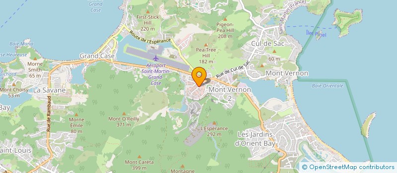 localisation de l'entreprise SXMWEB  SAINT MARTIN