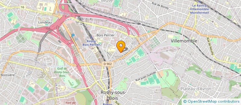 localisation de l'entreprise SXOTERIK à ROSNY-SOUS-BOIS