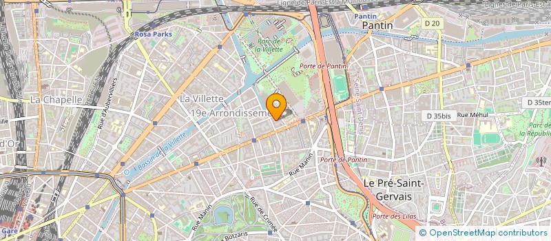 localisation de l'entreprise SY 2021  PARIS