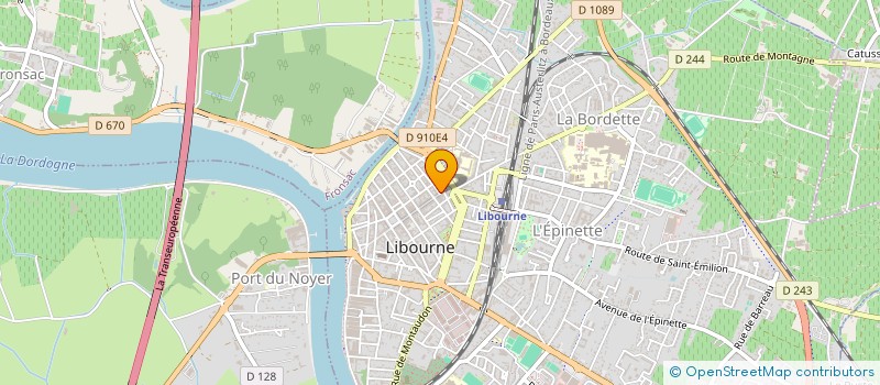 localisation de l'entreprise SY  LIBOURNE