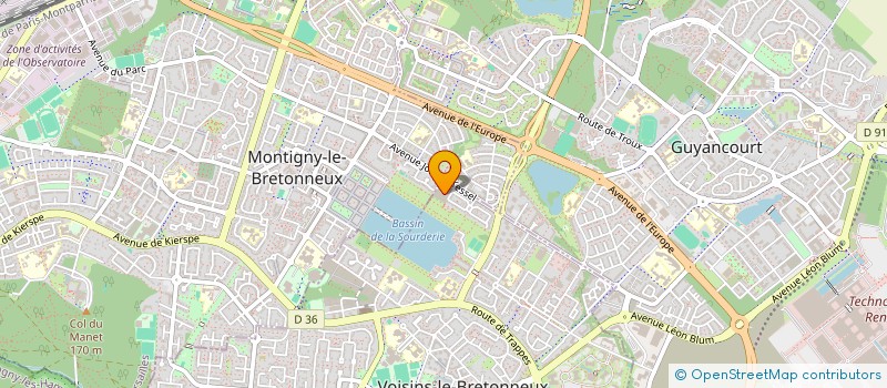 localisation de l'entreprise SY ACADEMY  VOISINS-LE-BRETONNEUX