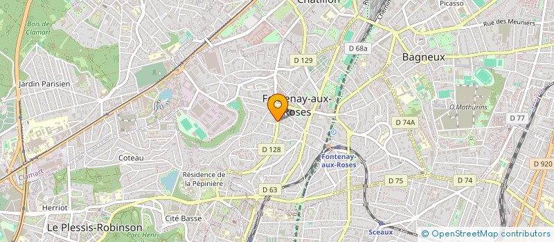 localisation de l'entreprise SY.AL. à FONTENAY-AUX-ROSES