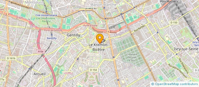 localisation de l'entreprise SY BAT  KREMLIN BICETRE