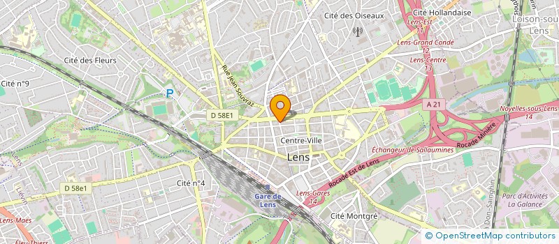 localisation de l'entreprise SY CAR  LENS