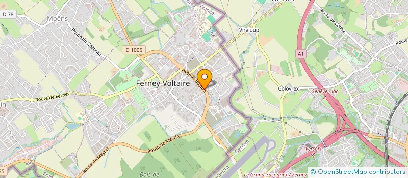 localisation de l'entreprise SY COMPANY à FERNEY-VOLTAIRE