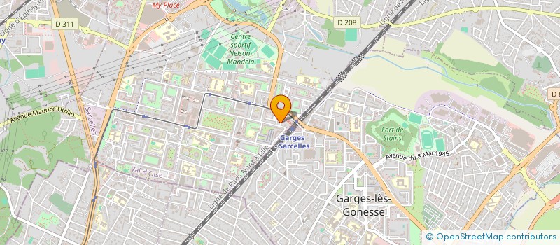 localisation de l'entreprise SY CONSTRUCTION à SARCELLES
