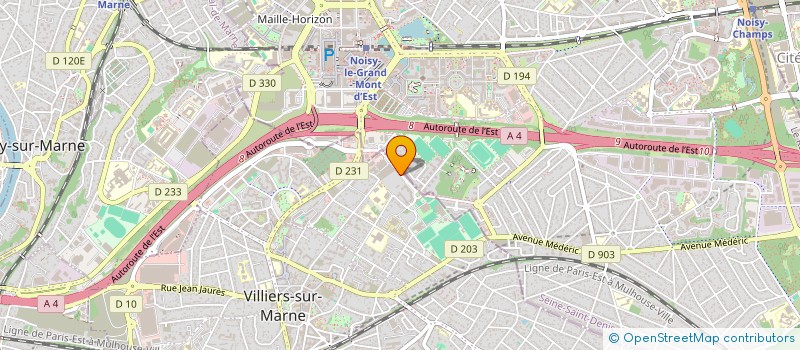 localisation de l'entreprise SY CONSULTING à VILLIERS-SUR-MARNE