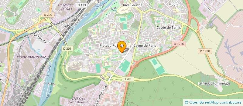 localisation de l'entreprise SY ELEC à CREIL