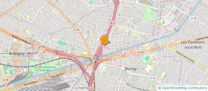 localisation de l'entreprise SY HOLDING  BONDY