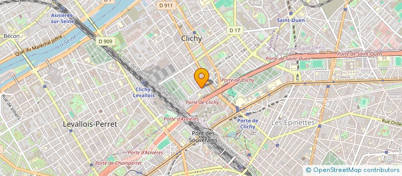 localisation de l'entreprise SY HOLDING  CLICHY