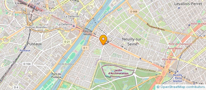 localisation de l'entreprise SY IMMOBILIER à NEUILLY-SUR-SEINE