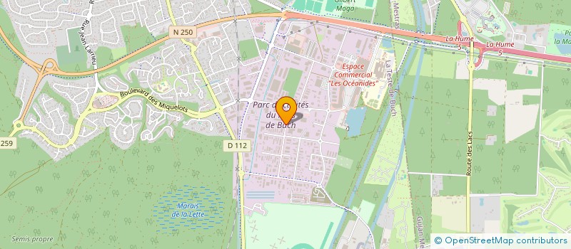 localisation de l'entreprise SY PRO à LA TESTE-DE-BUCH