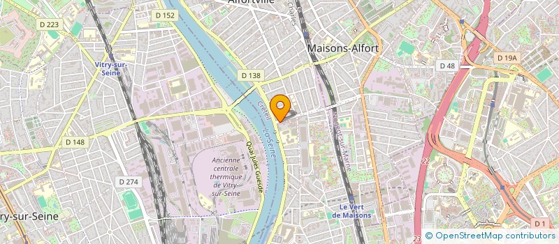 localisation de l'entreprise SY SECURITE PRIVEE à ALFORTVILLE
