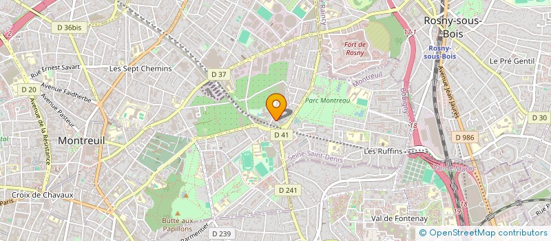 localisation de l'entreprise SY SEDY à MONTREUIL