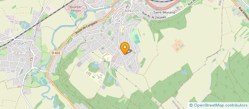 localisation de l'entreprise SY2B  ZAESSINGUE