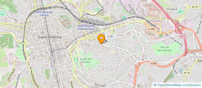 localisation de l'entreprise SYA HORIZON  SAINT-ETIENNE