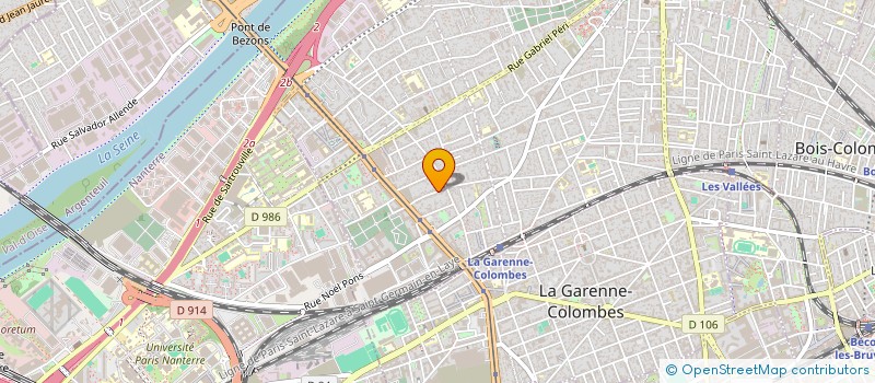 localisation de l'entreprise SYA LOC à COLOMBES